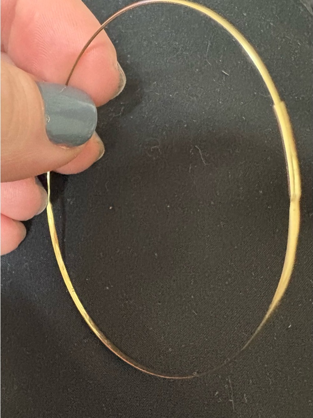 SINGLE LANA large flat magic earring